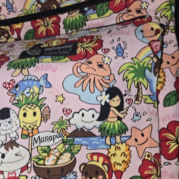 Hawaii Print Handmade Crossbody Zipper Bag - Picture 6 of 16